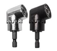 2 piezas de brocas de ángulo recto, accesorios de taladro, extensor de broca de ángulo recto, punta de destornillador de ángulo recto, soporte para brocas