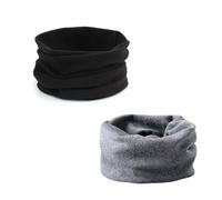2 piezas de bufanda de bucle para niños de algodón para otoño e invierno, bufanda de cuello para bebé, calentita para niñas y niños, W22/L40