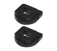 2 piezas de buje de montaje de radiador 1535318 8V518125AB compatible con cojines de tanque de agua Ford, junta de cojín de radiador, color negro