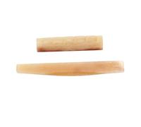 2 piezas de cejuela for puente de guitarra acústica, repuestos de hueso de camello.