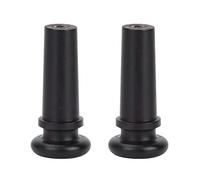 2 Piezas de Clavija de Violín, Clavija de de Violín de Madera, Tapones de de Violín, Clavijas de Puente, Clavo de Violín para Violín (Negro con ojos de pez)