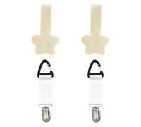 2 Piezas De Clips De Sombrero De Silicona Y 2 Partes, Los Clips con Correcciones De Sombrero, Material De Viaje, Sombrero De Sol Portátil.