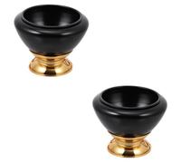 2 piezas de cobre Buda cuenco de música Buda sonido cuenco chakra canto titular espiritual multiusos meditación cuenco yoga cuenco cantar regalo incienso hierro hogar equipo budista
