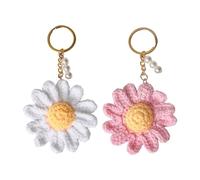 2 Piezas De Cole De Flores De Margarita, Cole Tejido A Mano, Cole Creativo, Cole Lindo, Cole De Mujeres, Cole De Regalo.