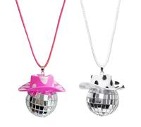 2 Piezas De Colgantes De Bola De Discoteca, Accesorios De Espejo De Coche De Bola Reflectante, Decoración De Suspensión De Coche, Colgante Decorativo