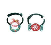 2 Piezas De Collares De Mascotas para Mascotas para Gatos Y Perros Peluche Collares Cuello Ajustable Perros Festivales Fiesta Festival