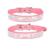 2 Piezas De Collares Para Mascotas Con Diamantes De Imitación, Lindos Collares Para Mascotas, Collares Creativos Para Mascotas, Suministros Para Mascotas, Collares Brillantes Para Mascotas