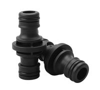 2 piezas de conectores de manguera Gardena, pieza de conexión para una conexión de manguera segura, conector de manguera de 1,27 cm, acoplamiento de manguera de doble cara, para manguera de jardín y