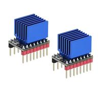 2 piezas de controladores de motor paso a paso TMC2209 V2.0, accesorios para impresoras 3D, accionamiento ultra silencioso con disipador de calor, Bit infinito de retorno a cero
