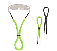 2 piezas de correas para gafas deportivas, antihundimiento, anticaída, cordón flotante, antideslizante y ajustable, adecuadas para deportes acuáticos, natación, surf en la playa.