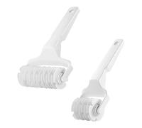 2 piezas de cortador de rejilla de pastelería, accesorios de plástico para hornear, cortador de masa para galletas, pizza, apto para restaurante, panadería, herramientas de hornear fiestas