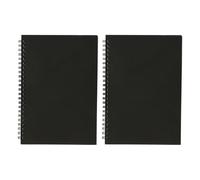 2 piezas de cuaderno de bocetos, papelería, bloc de notas, espacios en blanco, espirales, cuaderno, diario, material escolar para artistas, estudiantes, espacios en blanco, espirales