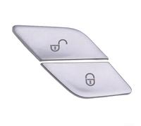 2 piezas de cubierta de botón de interruptor de cerradura de puerta para Mercedes Clase C W205 Clase E W213 X253 GLC Clase 2015 2019 Accesorios de repuesto para sistema de bloqueo de coche
