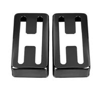 2 Piezas de Cubierta de Pastilla de Guitarra, Piezas de Repuesto de Carcasa de Pastilla de Doble Bobina de Guitarra Elctrica de Latn para (BLACK