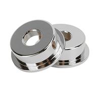 2 Piezas de Cubierta para Conector de Guitarra Elctrica, Cubierta Redonda para Conector de Guitarra, Placa de Elctrico, para Elctrica, Placa de