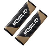 2 Piezas De Cubiertas Para Cinturón De Seguridad De Coche Para Honda Mobilio Acolchado De Cinturón De Fibra De Carbono, Suave Y Transpirable Accesorios Interiores De Coche Conducción Cómoda
