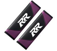 2 Piezas De Cubiertas Para Cinturón De Seguridad De Coche Para Honda RR Acolchado De Cinturón De Fibra De Carbono, Suave Y Transpirable Accesorios Interiores De Coche Conducción Cómoda