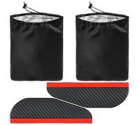 2 Piezas De Cubiertas Para Espejos Retrovisores, 1 Par De Protectores Contra La Lluvia, Cubierta Para La Lluvia Del Espejo Retrovisor Del Automóvil, Accesorios Para Espejos Del Automóvil