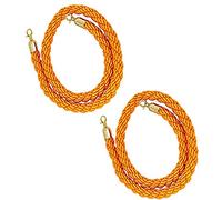 2 piezas de cuerda trenzada cáñamo for divisor colas, barrera, cola(9ft/274cm)