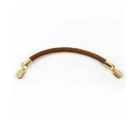 2 piezas de cuero PU bolsos manija cuerda monedero reemplazar correas de hombro bolso de mujer tejido DIY bolso accesorios Correa de reemplazo (DarkBrown,30cm)