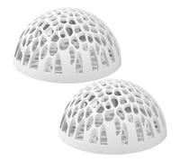 2 Piezas de Cueva de camarones para Acuario, Refugio para esconder Peces Betta, decoración de Cueva de cría de camarones de cerámica para pequeñas Mascotas acuáticas, pecera Tropical, hogar, Oficina,