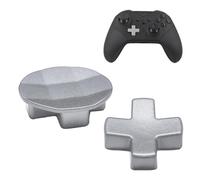 2 piezas de D-pads de metal para Xbox One Elite Series 2, kits de almohadillas direccionales de piezas de repuesto para Xbox One Elite/Elite Series 2 / Xbox Elite 2 Core Controller (Plata)