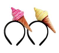 2 Piezas De Diadema De Cono, Accesorios Para El Cabello Creativo Y Divertido, Lindas Diademas, Accesorios Para Fiestas De Ropa, Decoraciones De Estilo De Cabello.