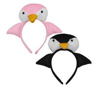 2 Piezas De Diadema De Pingüino, Lindos Animales De Dibujos Animados, Personalidad Creativa Para La Cabeza Diadema Infantil, Accesorios Para El Cabello De Disfraces Divertidos.