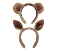 2 Piezas De Diademas De Animales De Dibujos Animados, Diademas Divertidas, Accesorios De Rol, Accesorios Para Disfraces De Fiesta, Accesorios Para El Cabello Suaves Y Lindos.