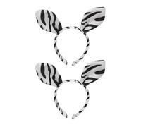 2 Piezas De Diademas De Oídos De Cebra, Diademas Creativos, Diademas Divertidas, Accesorios De Juegos De Roles, Accesorios Fotográficos.