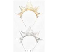 2 Piezas De Diademas Madonna Halo, Accesorios De Estilo De Pasarela De Moda, Personalidad Llamativa Y Tocado Atmosférico, Accesorios Para Sesiones De Fotos.
