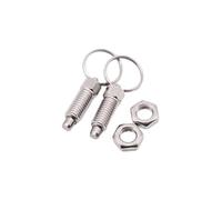 2 piezas de émbolo de perilla de anillo de tracción/pasador de bloqueo de posicionamiento de resorte M6 M8 M10 M12 M16(Galvanizing,M12/8)