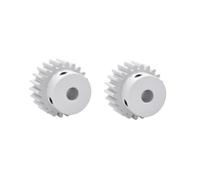 2 piezas de engranajes rectos de 1,5 módulos, 23T/24T/25T/28T/30T/32T, de aleación de aluminio, con diámetro interior de 8 mm/10 mm/12 mm, for engranajes de motor maquinaria(24T Bore 10mm)