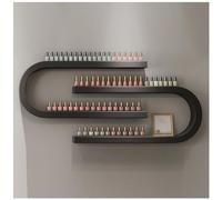 2 Piezas De Esmalte De UñAs En Forma De U Estantes De ExhibicióN, SalóN De UñAs CosméTicos Estante Colgante De Pared, De Estilo Minimalista Aceite Esencial Botella De Almacenamiento De Rack,Negro