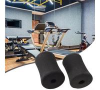 2 piezas de espuma de extensión de piernas para almohadillas, adecuado para banco de pesas y máquinas de gimnasio, se adapta a 22 tubos de 25 mm (135 x 70)