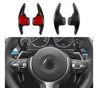 2 piezas de extensión de palanca de cambios de volante pegatinas cubierta cubierta cubierta compatible con BMW 2 3 4 er X1 X2 X3 X4 X5 X6 F30 F31 F15 F16 F25 F26 Accesorios - No para 5 6 Series F10