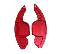 2 piezas de extensión de paleta de cambio de volante for Audi, A3 S3 A4 S4 B8 A5 S5 A6 C7 S6 A8 R8 Q5 Q7 TT, accesorios for automóvil(Rot)