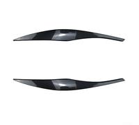2 piezas de faros delanteros para BMW Serie 3 E90 E91 2005 2011 no requiere cortes ni perforaciones, mejora la apariencia frontal del vehículo (fibra de carbono)