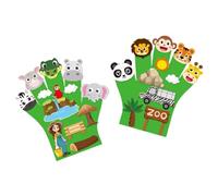 ＡＷＨＡＯ 2 Piezas de Fieltro de del títeres Bricolaje narración de títeres de la Mano Haciendo Animales de Cuentos Juguetes títeres para el, Tema del Zoológico