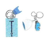 2 Piezas De Gafas De Natación, Llaveros De Gorro De Baño, Llaveros Deportivos De Fitness, Adornos Personalizados para Mochilas De Verano, Regalos Íntimos para Buenos Amigos.