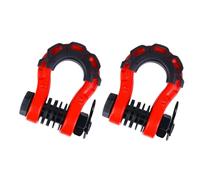 2 Piezas de grilletes con Anilla en D para Coche,Gancho para Remolque de Herramientas para Coche,Piezas para cabrestante de Remolque,para Peugeot Partner Tepee,Red 3/4 8T One Box