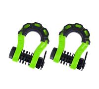 2 Piezas de grilletes con Anilla en D para Coche,Gancho para Remolque de Herramientas para Coche,Piezas para cabrestante de Remolque,para Peugeot 208 E-208 2008 E-2008,Green 3/4 8T One Box