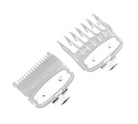 2 Piezas de Guía Juego de Peine Guía Compatible con Wanl Cortapelos, Plásticos Peines Maquina Cortar Pelo Compatible, Peine de Peluqueria Profesional, Cubierta Protectora Cortadora (Transparente)