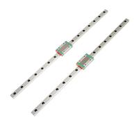 2 piezas de guías lineales en miniatura LML12H con bloques deslizantes MGN12H para impresora DIY 3D y máquina CNC (400 mm)