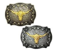 2 Piezas De Hebilla Retro Del Cinturón, Hebilla Decorativa Del Cinturón, Accesorios De Cinturón, Hebilla De Cinturón De Estilo Punk.