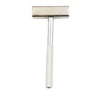 2 piezas de herramienta de molienda con revestimiento de esmeril para amoladoras de banco - Construcción de acero, 100 x 45 mm, piedra de apósito plana, rebabas y desechos