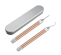 2 Piezas de Herramientas de Deshierbe Led para Vinilo, Herramienta de Deshierbe de Vinilo Iluminada con 2 Ganchos Diferentes Vinyl Weeding Tool para Elaborar Siluetas Cameos DIY