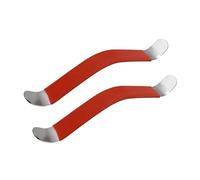 2 piezas de herramientas de mantenimiento de limpieza de pulido para guitarra, separador de cuerdas de metal, separador de guitarra