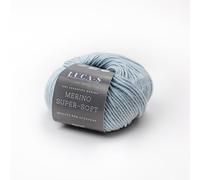 2 piezas de hilo de lana merina DK súper fino para tejer y crochet, súper suave y lavable 100% lana merina 50 g bola