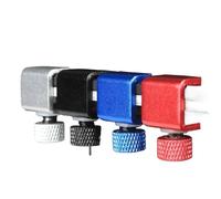 2 piezas de impresora 3D, abrazadera de placa de vidrio, plataforma de construcción, retenedor de cama caliente, clip fijo ajustable for Ender 3 distintivo(Upgrade 4 random)